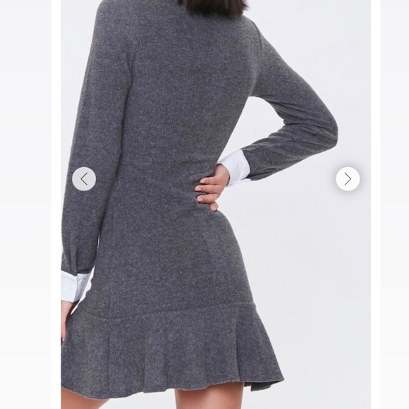 Collared Mini Dress - Picture 2 of 2